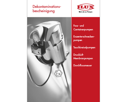 DIN ISO 9001:2015, Decontamination certificate